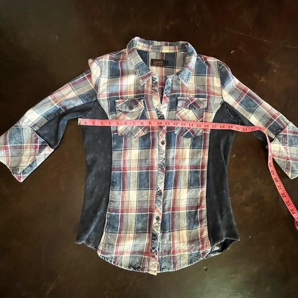 Cavalie Plaid Button-down shirt, L - Picture 6 of 9